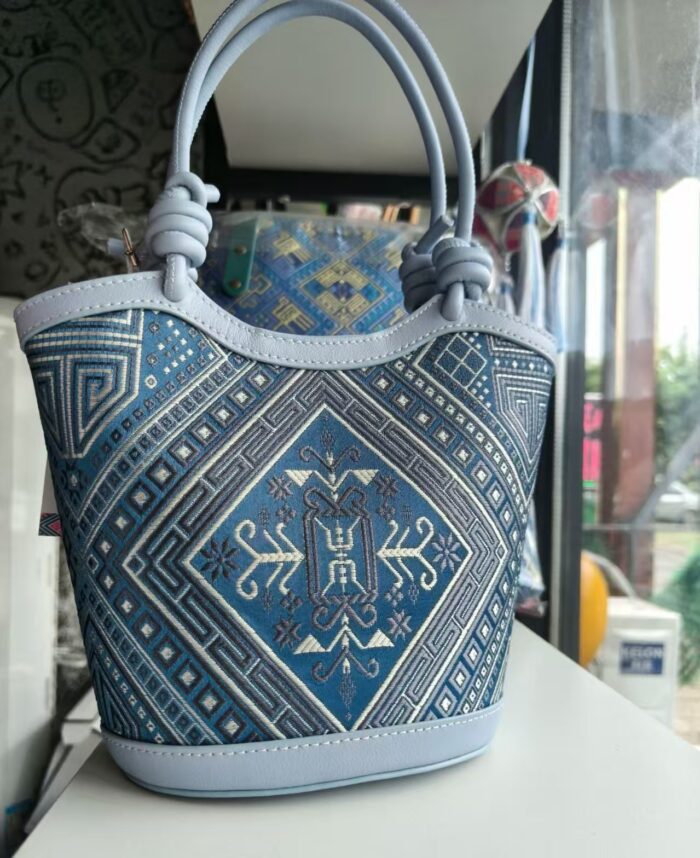 Zhuangbrocade Big Basket Bag