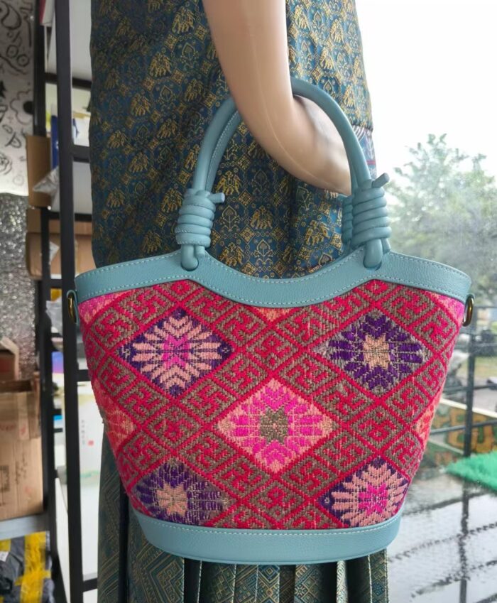 Zhuangbrocade Big Basket Bag - 图片 2