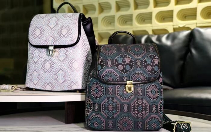 Zhuangbrocade Intangible Cultural Heritage Backpack - 图片 3