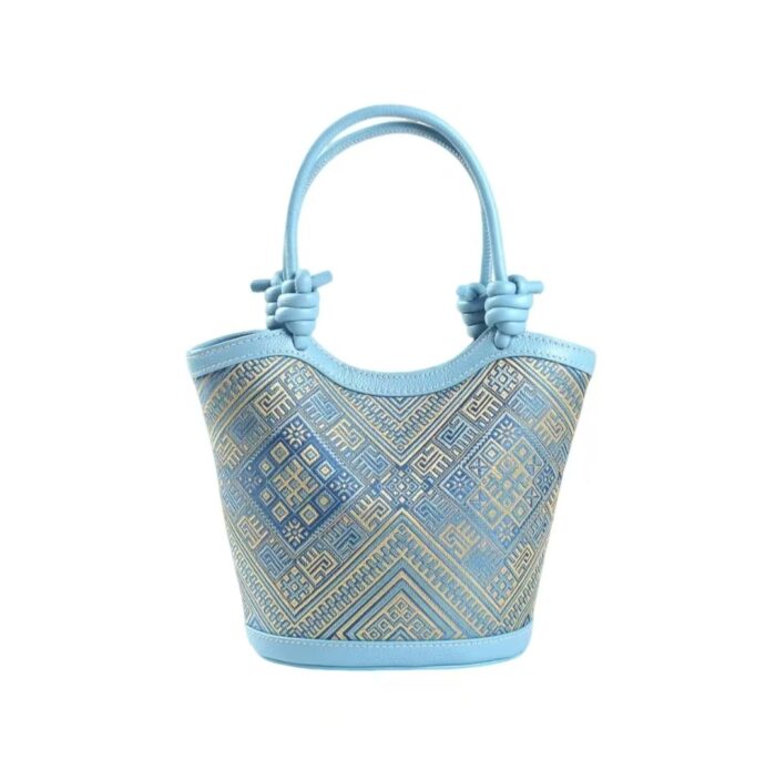 Zhuangbrocade Kraft Vegetable Basket Bag - 图片 2