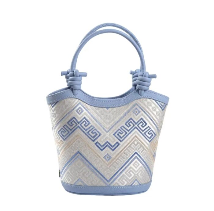 Zhuangbrocade Kraft Vegetable Basket Bag - 图片 4
