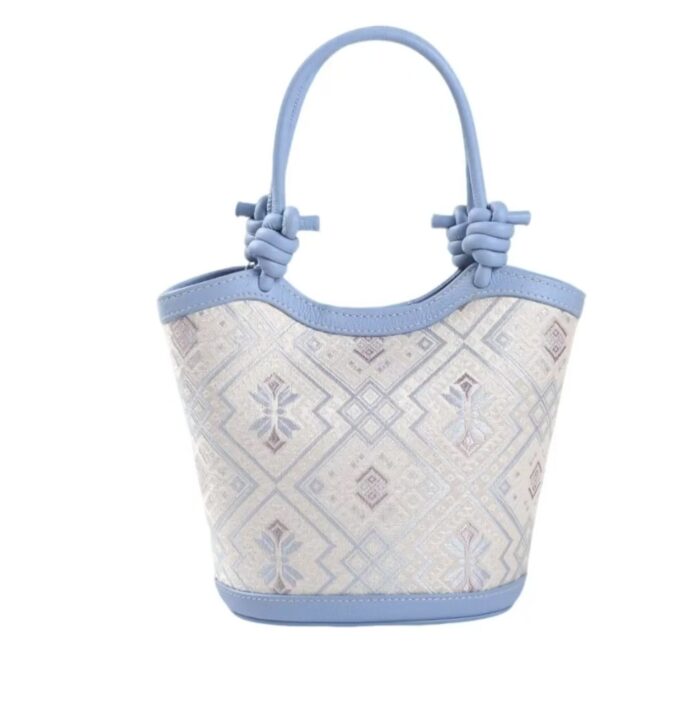 Zhuangbrocade Kraft Vegetable Basket Bag