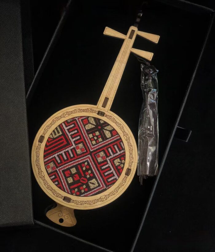 Zhuang Brocade Yueqin Bluetooth Speaker Gift Box