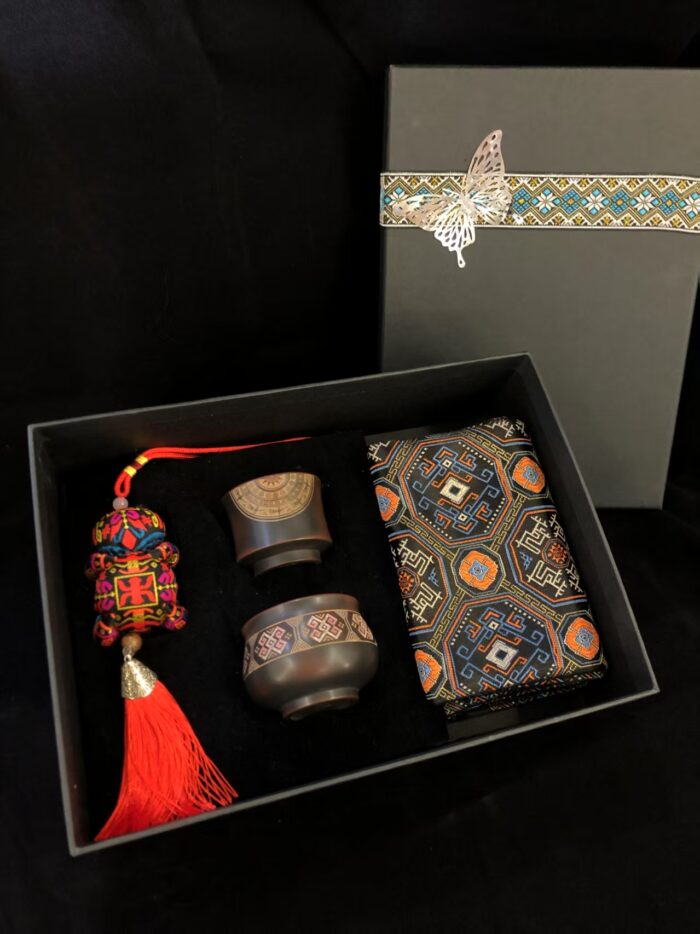 New Zhuangbrocade Scarf Gift Box - 图片 3