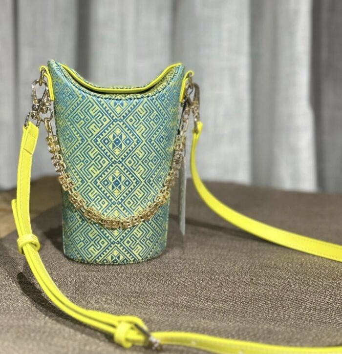 Zhuangbrocade Double Swallow Pattern Bag - 图片 4