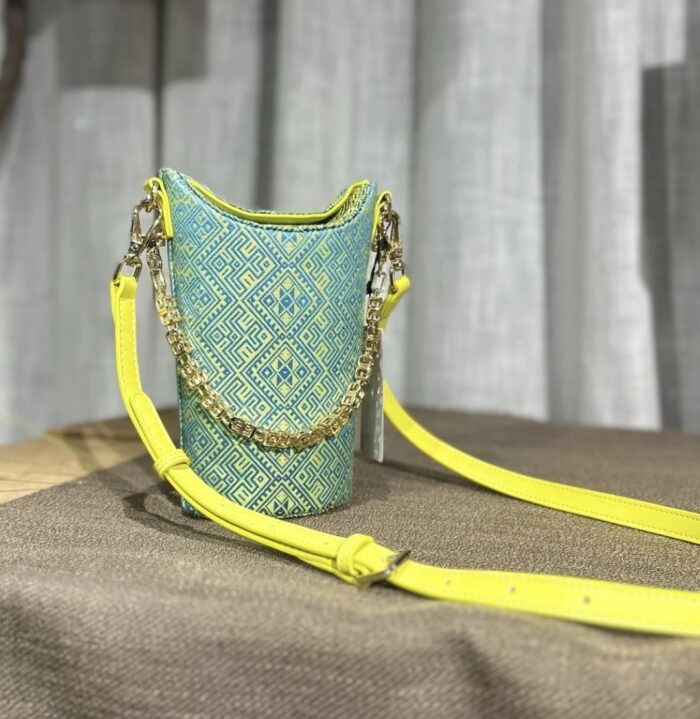 Zhuangbrocade Double Swallow Pattern Bag - 图片 2