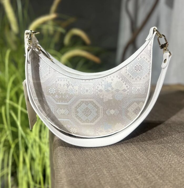 Zhuang Brocade Handicraft Moon bag