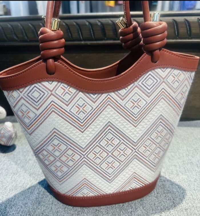 Zhuangbrocade Basket Bag - 图片 5