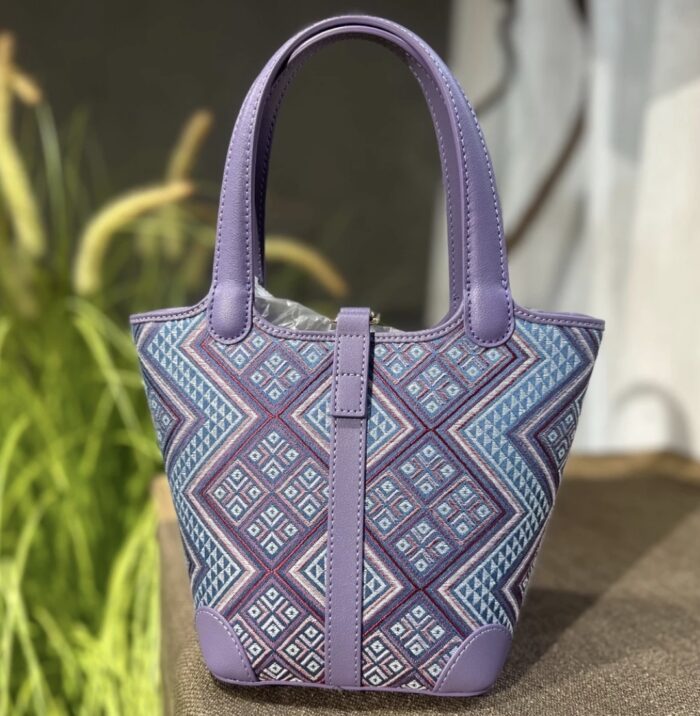 Zhuangbrocade Basket Bag - 图片 4