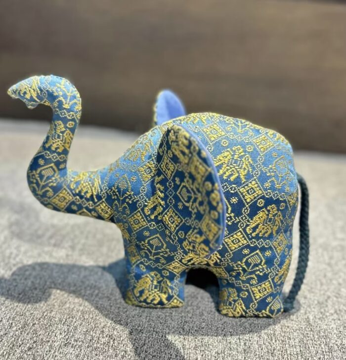 Zhuang Brocade Elephant Doll