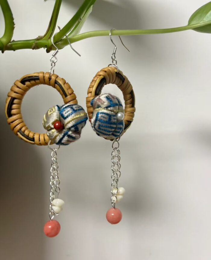 Zhuangbrocade Retro Earrings - 图片 7