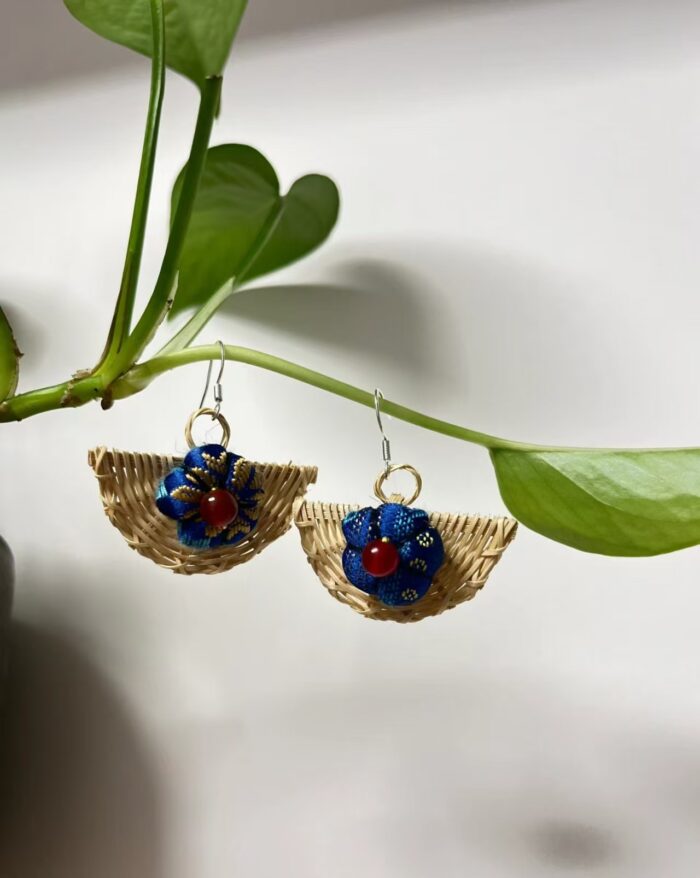 Zhuangbrocade Retro Earrings - 图片 4