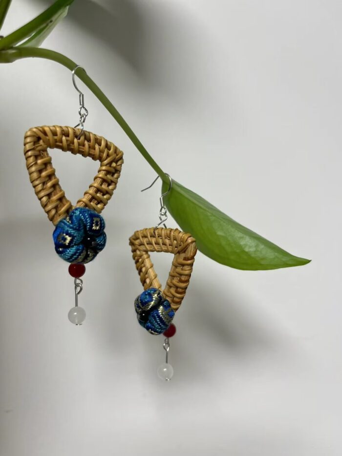 Zhuangbrocade Retro Earrings - 图片 2