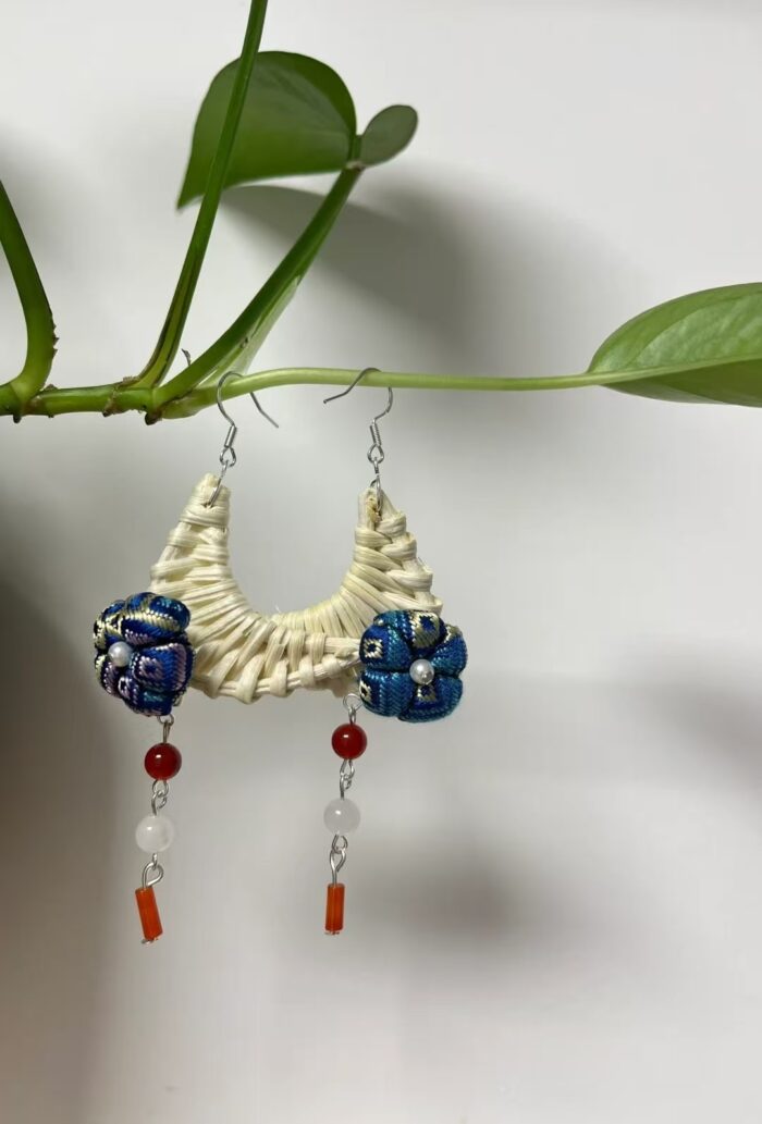 Zhuangbrocade Retro Earrings