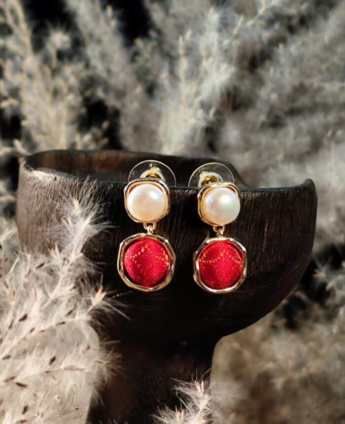Zhuangbrocade Pearl Earrings