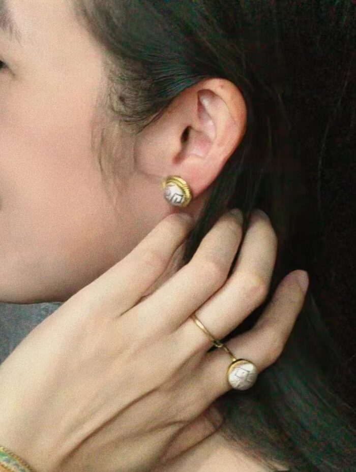 Zhuang Brocade Unique Brocade Handmade Drop Earrings