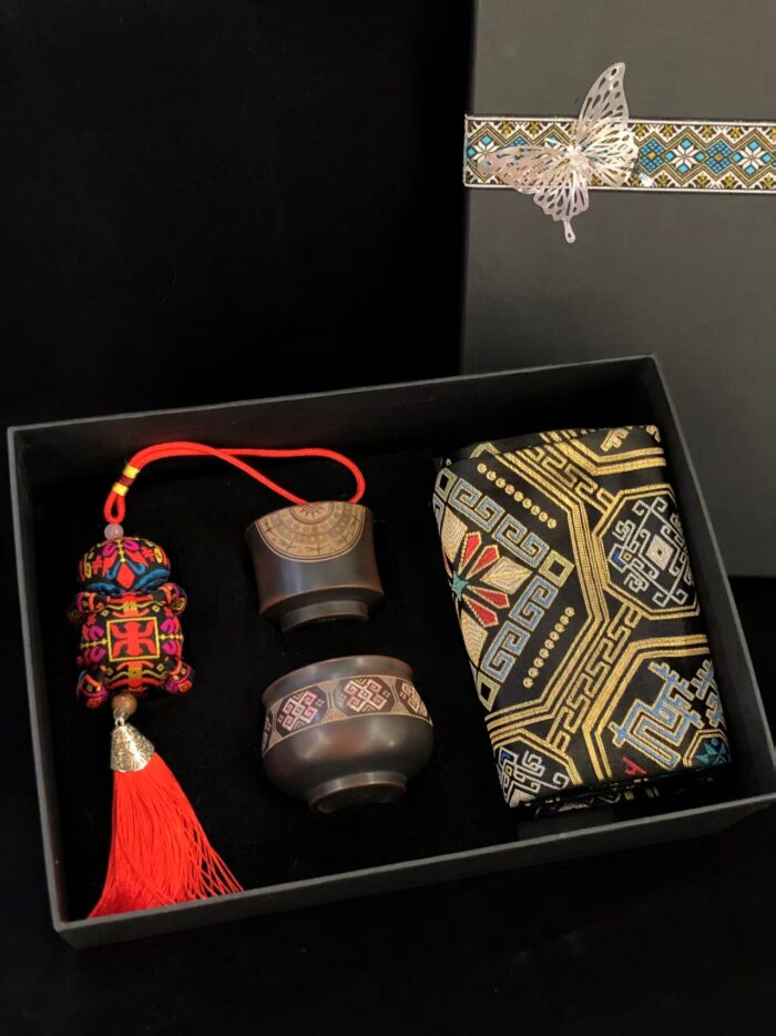 New Zhuangbrocade Scarf Gift Box - 图片 4